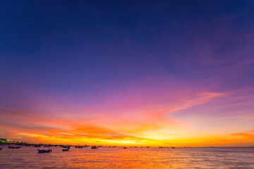 Background cloud summer. Cloud summer. Sky cloud cinematic. Natural sky beautiful and cinematic sunset texture background