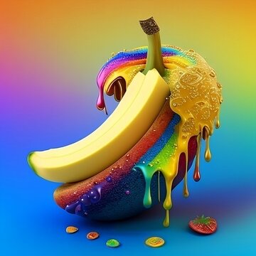 Rainbow fruit melt 