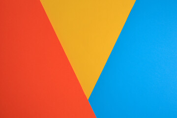 Colorful sheets of paper as background, top view