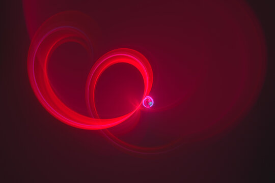 red swirls abstract background fractal based computer generated illustration