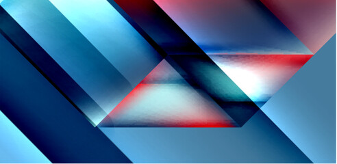 Dynamic triangle design with fluid gradient colors abstract background