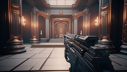 Generative AI - Video Game Screenshot - FPS - 02