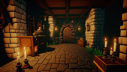 Generative AI - Video Game Screenshot - Tavern - 01