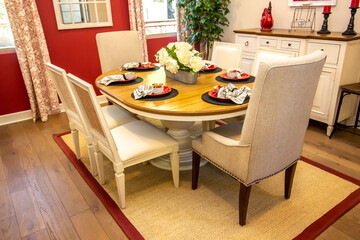 Dining Room Oval Table With Hutch