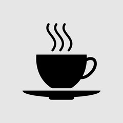  Coffee cup trendy style illustration on white background..eps