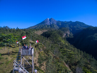 Merapi mt in Yogyakrta