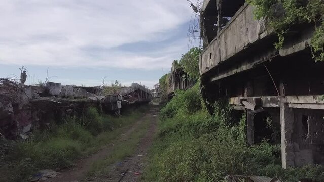 Marawi City Philippines aerial shoot after the war (Part 13)