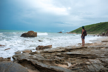 person on the beach