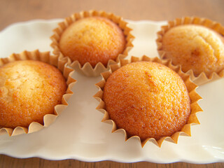 お菓子作り　マドレーヌ