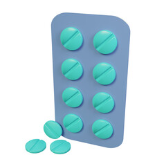 pills 3d