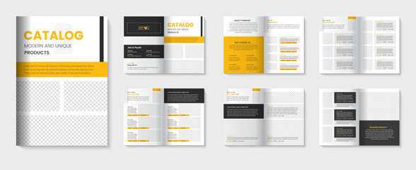 Product catalog template or furniture catalogue design