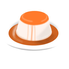 Sweet cake illustration, this image suitable for your food design. 