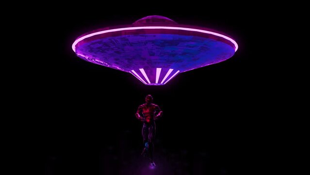 3d rendered illustration of UFO