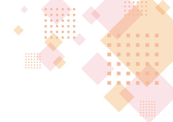 パステルカラーのシンプルな幾何学模様背景