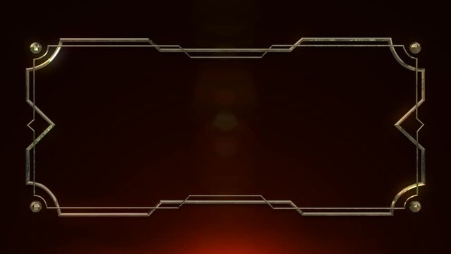 Gold frame