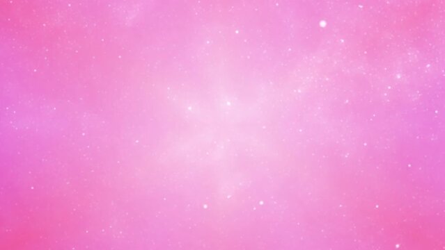 pink galaxy background animation, traveling though space in the pink