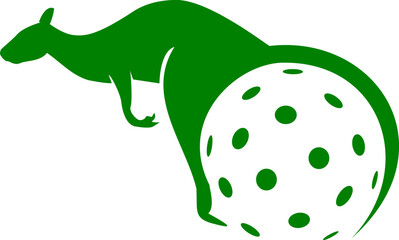 Premium simple editable file of pickleball australia logo symbol best for your identity mockup