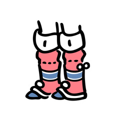 Cute boots illustration - Vector