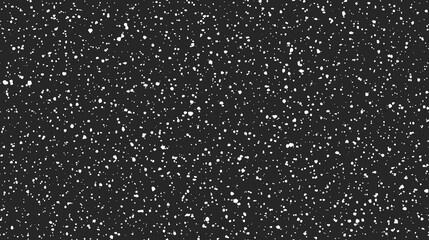 Seamless grunge speckle texture. Distress grain background. Grungy splash repeated effect. Dirty overlay repeating pattern. Black and white splattered particles, splashes, drops wallpaper. Vector