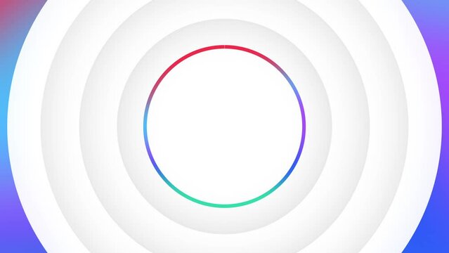 multiple white circle animation