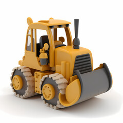 Bull Dozer Truck Toy - Tractor Toy