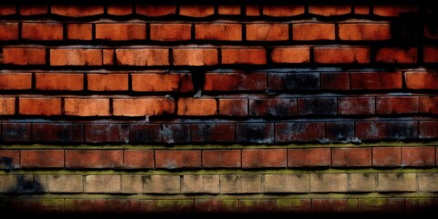 Background texture is brick. superior photograph. Generative AI