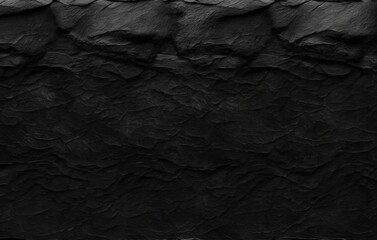 black stone concrete texture background anthracite panorama banner long. Generative AI