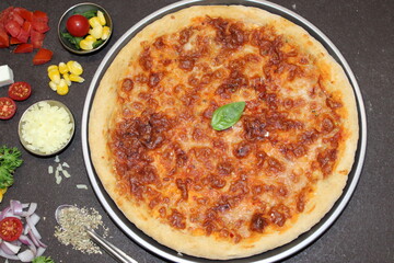 Indian style Pizza - Margherita