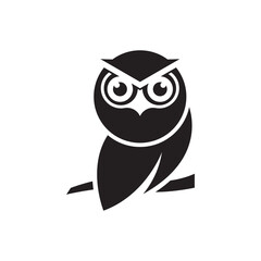 Owl logo images illustration