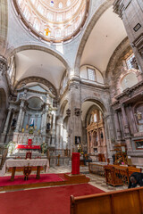 Obraz premium Beautiful interior of Templo de la Compania de Jesus Oratorio de San Felipe Neri in Guanajuato city. 