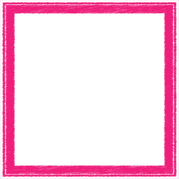 pink frame vector isolated