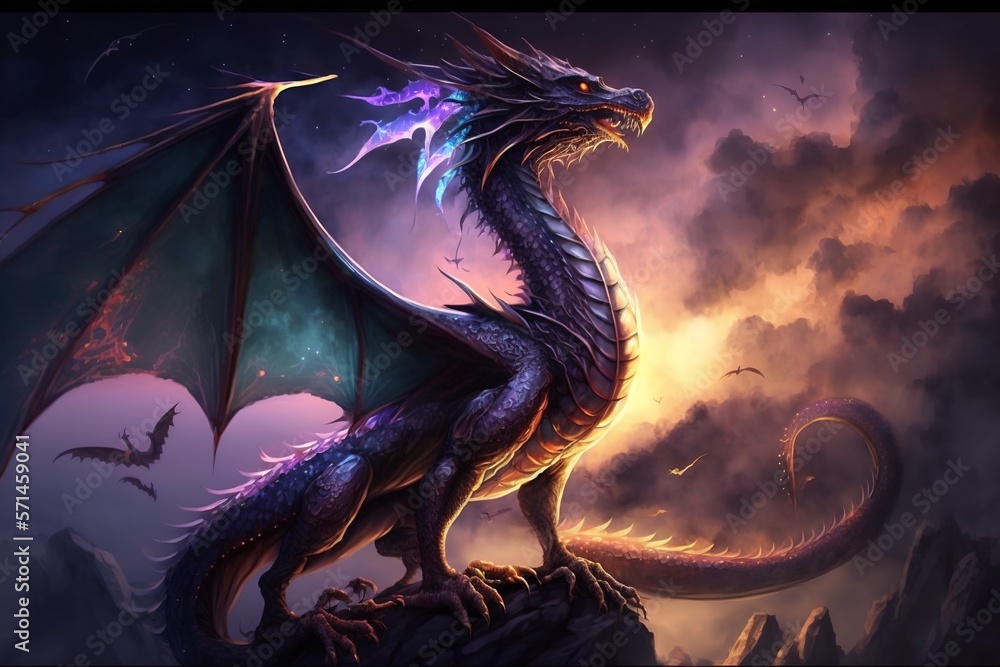 Wall mural Fantasy dragon