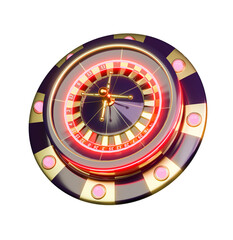 Obraz premium Modern Realistic Roulette Element