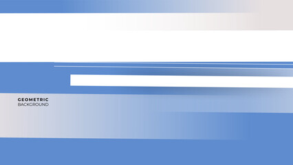 Blue geometry background. Abstract shape with minimal gradient. Vector illustration.