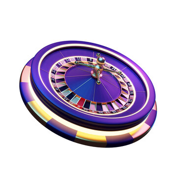 Modern Style Realistic Roulette Element
