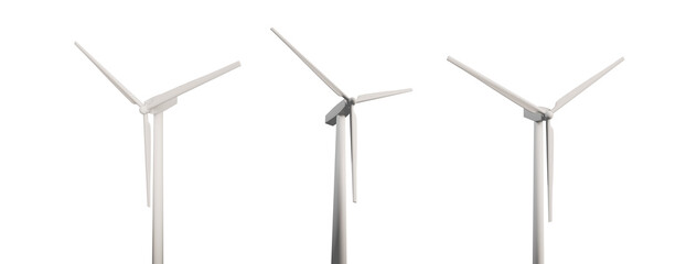 wind turbine trible transparent background png