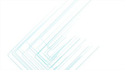 Blue white minimal lines abstract futuristic tech background
