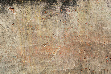 Painted concrete base of the building as background