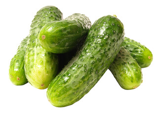Cucumbers isolated on white background