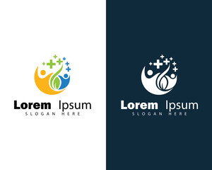 education logo people abstract star logo concept reaching star happy design concept health people