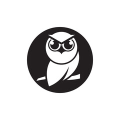 Owl logo images illustration