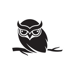 Owl logo images illustration