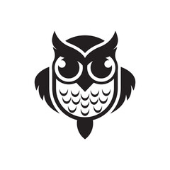 Owl logo images illustration