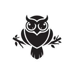 Owl logo images illustration