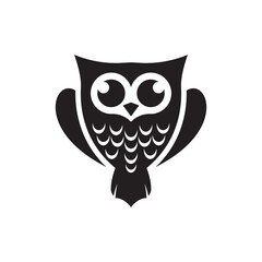 Owl logo images illustration