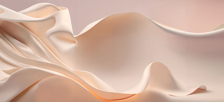 background with flowing silk waves