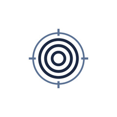 business mission flat icon symbol