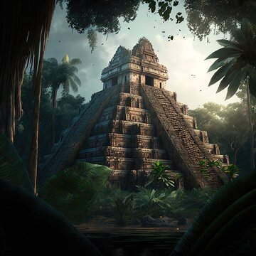 an aztec temple