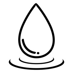 Lineal Water Icon