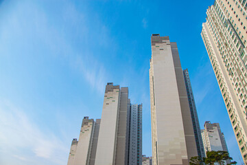apartment building exterior, residential house facade